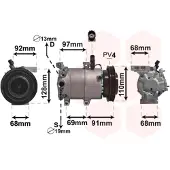 VAN WEZEL 8200K412 Aircopomp