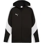 Puma Veste de survêtement 'TeamEvostripe' noir / blanc