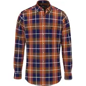 Fynch&Hatton 14118140 Long Sleeve Shirt Orange 3XL Homme