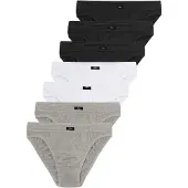 s.Oliver Slip gris / noir / blanc