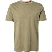 BOSS pour homme. 50508243 Tegood T-shirt vert (XXL), Classique, Polyester, Manche courte
