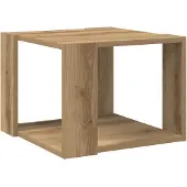 vidaXL Table basse Artisan-Chêne 40x40x30 cm Bois composite