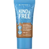 Rimmel Fond de teint - - Kind &amp; Free - 410 Latte - 100% Végétalien - Peaux Sensibles