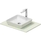Duravit Sivida Set lavabos rectangulaires incl. console 680x500x123mm, 268017FH00