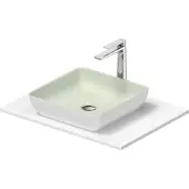 Duravit Sivida Set lavabos rectangulaires incl. console 680x500x123mm, 268017FG00