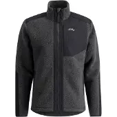 Lundhags Saruk Wool Pile Mid Full Zip, couche intermédiaire, homme, gris