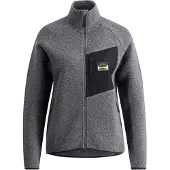 Lundhags Flok Wool Pile, couche intermédiaire, femme, gris
