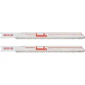 Kwb 621230 Type de produit : Lame de scie sauteuse, Convient pour les matériaux : Aluminium, Conduite, Profil, Matériau de la lame : Bimétallique