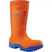 Dunlop Hommes, Bottes en caoutchouc, FieldPRO Thermo+ Full Safety, SRC CE S5, taille 37, Orange, (37)