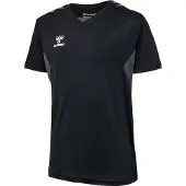 Hummel T-Shirt fonctionnel 'Authentic' gris / noir / blanc