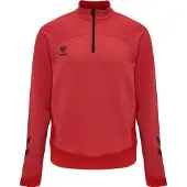 Hummel Sweat de sport rouge / noir