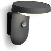 Philips Applique murale d'extérieur avec détecteur de mouvement LED TYLA IR 9W 4000K 930lm IP44 anthracite