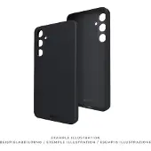 Prio Liquid Silicone Case pour Samsung A15 5G noir (Samsung Galaxy A15, Samsung Galaxy A15 5G), Coque pour téléphone portable, Noir