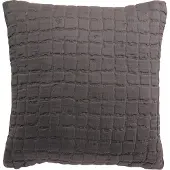 Vivaraise Housses de coussins SWAMI - Gris - 45x45 cm