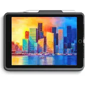 Zagg Pro Keys - Clavier et étui - rétroéclairé - Bluetooth - QWERTY - allemand - noir/gris clavier, noir/gris étui - pour Apple iPad 10.2-inch (7e génération, 8e génération)