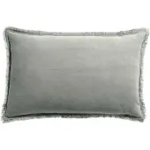 Vivaraise Housses de coussins FARA - Gris - 40x65 cm