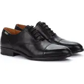 Pikolinos pour homme. M7J-4184 Mocassins en cuir Bristol noir (43), Plat, Lacets, Casuel