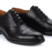 Pikolinos pour homme. M7J-4184 Mocassins en cuir Bristol noir (44), Plat, Lacets, Casuel