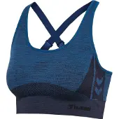 Hummel Cleaa Seamless Sports Top Bleu XS Femme