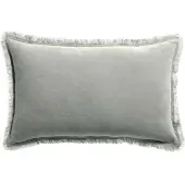Vivaraise Housses de coussins FARA - Gris - 30x50 cm