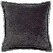 Vivaraise Housses de coussins FARA - Gris - 45x45 cm