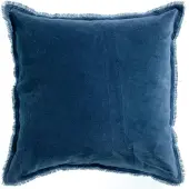 Vivaraise Housses de coussins FARA - Bleu - 45x45 cm