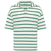 Dandalo Pull-over vert / blanc naturel