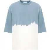 Dandalo T-Shirt bleu-gris / blanc