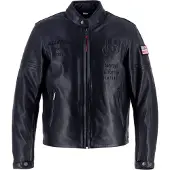 Helstons Veste en cuir de moto Nashville, noir, 4XL