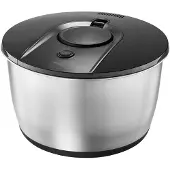 GEFU Push It Salad Spinner Argenté