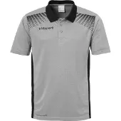 Uhlsport GOAL Poloshirt Herren dark grey melange/schwarz S