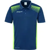 Uhlsport GOAL Polo homme pétrole/vert fluo S
