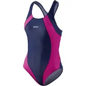 Beco Femmes, Maillot de bain, Beermann GmbH Maillot de bain standard marine/rose 36, Pink, (36)