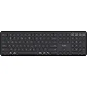Trust Clavier Vaiya universel USB + RF sans fil + Bluetooth italien noir