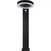 REV Lampadaire solaire LED Round noir