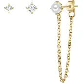 Glanzstücke Boucles d'oreilles or / argent