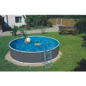 Mountfield Azuro With Off-axis Holes Pool Gris 360 x 120 cm