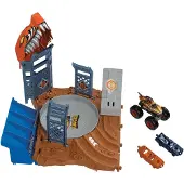 Hot Wheels Monster Trucks Arena World : Semi-Finals Asst - Tiger Shark's Spin Out Frenzy