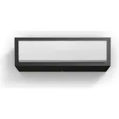 Philips Applique murale Stratosphere 3,8 W, Applique d'extérieur, Anthracite, Métal, IP44, Terrasse, Jardin, I