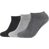 Camano Unisexe, Chaussettes, Baskets ca-soft unisexes 3p, Gris, (Lot de 3, 35 - 38)