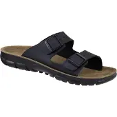 Birkenstock Hommes, Sandales, Bilbao Birko-Flor Normal, Noir, (46)