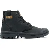 Palladium Dames Sportif Bottine Pampa HI Coated Wax 74375-008-M noir