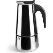 Ibili Express Inox Moka Machine à café italienne 4 tasses Argent Argent One Size