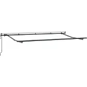 vidaXL Cadre de store Anthracite 4 x 2 m Métal