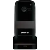 Denver BAS-18500MNB Petit-fils téléphone med caméra (1.77"), Téléphone portable à touches, Noir