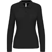 Kariban Damen Piqué Poloshirt Langarm