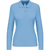 Kariban Damen Piqué Poloshirt Langarm