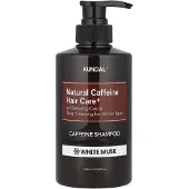 Kundal Caffeine Shampoo White Musk shampoing naturel anti-chute 500 ml
