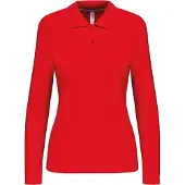 Kariban Damen Piqué Poloshirt Langarm