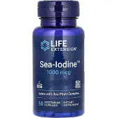 Life Extension , Iode Marin, 1 000 mcg, 60 Gélules Végétariennes